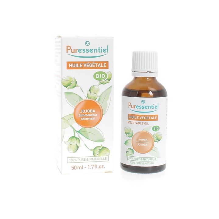 Huile v&eacute;g&eacute;tale bio de Jojoba Puressentiel - flacon de 50 ml