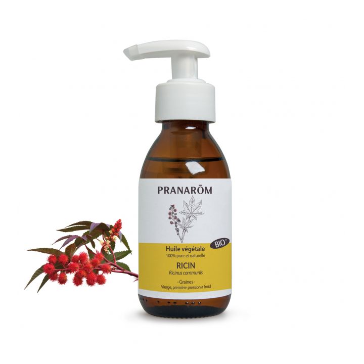 Huile v&eacute;g&eacute;tale de Ricin bio Pranar&ocirc;m - flacon de 100ml
