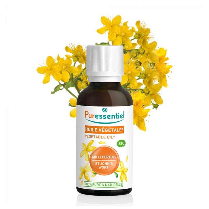 Huile v&eacute;g&eacute;tale bio de Millepertuis Puressentiel - flacon de 50 ml