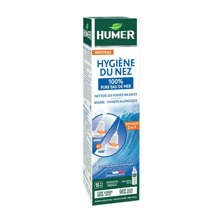 Humer hygi&egrave;ne du nez eau de mer adulte - spray de 150 ml