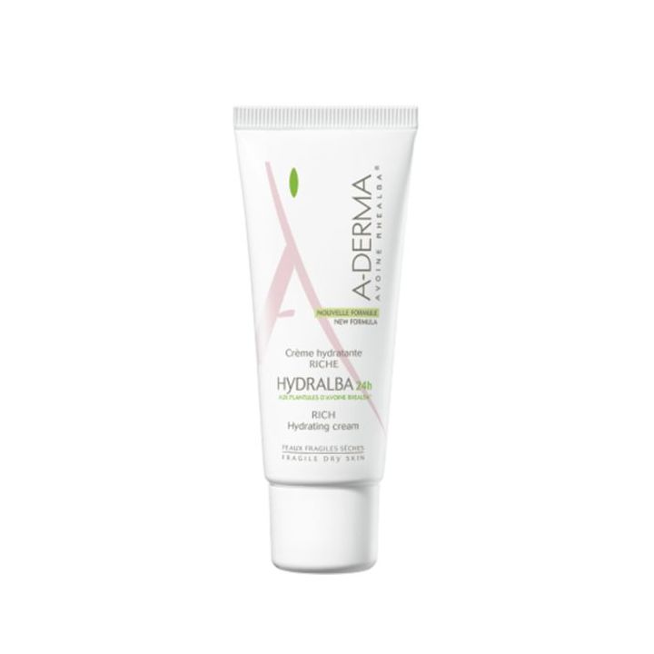 Hydralba 24h cr&egrave;me hydratant riche A-Derma - tube de 40 ml
