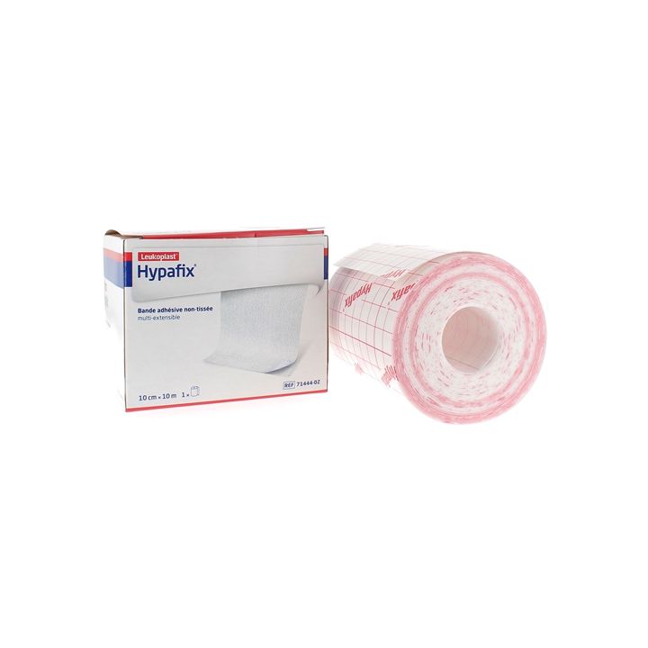 Hypafix Bande adh&eacute;sive non tiss&eacute;e 10cmx10m Bsn M&eacute;dical - une bande