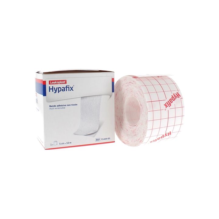 Hypafix Bande adh&eacute;sive non tiss&eacute;e 10m x 5cm Bsn M&eacute;dical - une bande