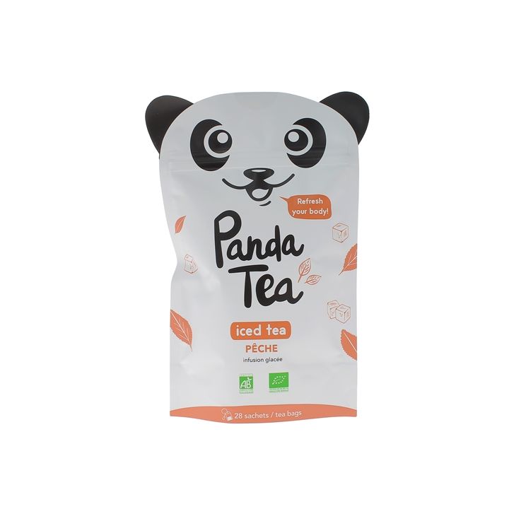 Iced Tea d&eacute;tox p&ecirc;che Panda Tea - 28 sachets
