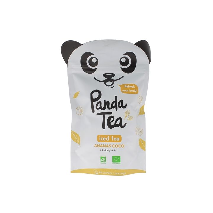 Iced tea d&eacute;tox ananas & coco Panda Tea - 28 sachets