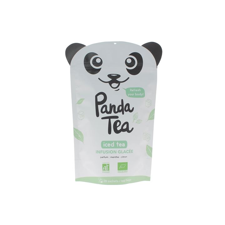 Iced tea d&eacute;tox menthe citron Panda Tea - 28 sachets