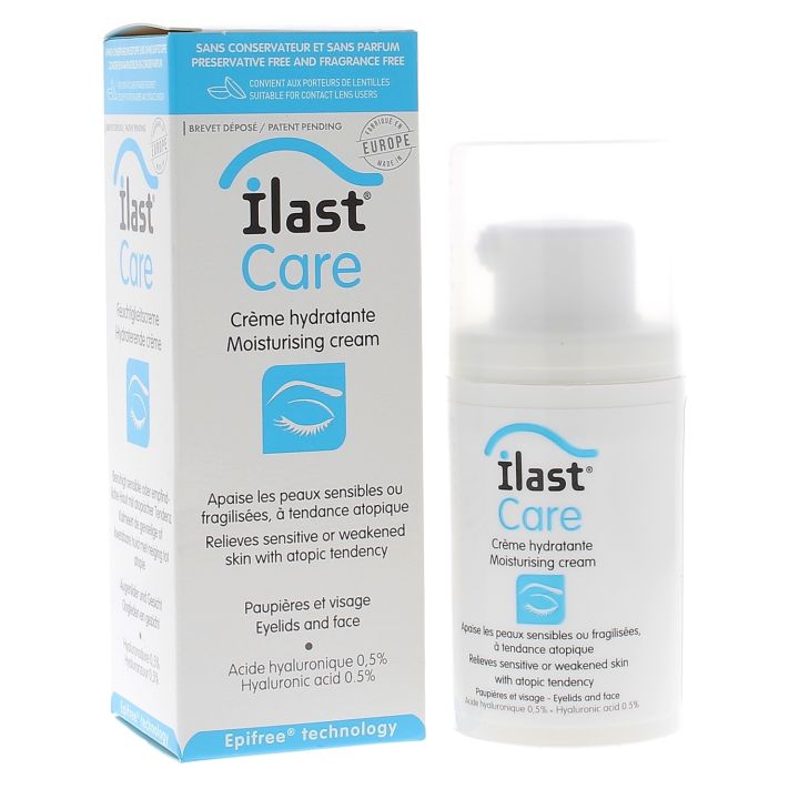 Ilast Care Cr&egrave;me pour paupi&egrave;res pathologiques Horus Pharma - flacon de 30ml