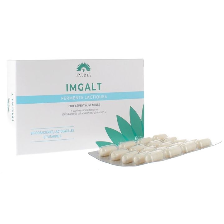 Imgalt Ferments Lactiques Jaldes - bo&icirc;te de 60 g&eacute;lules