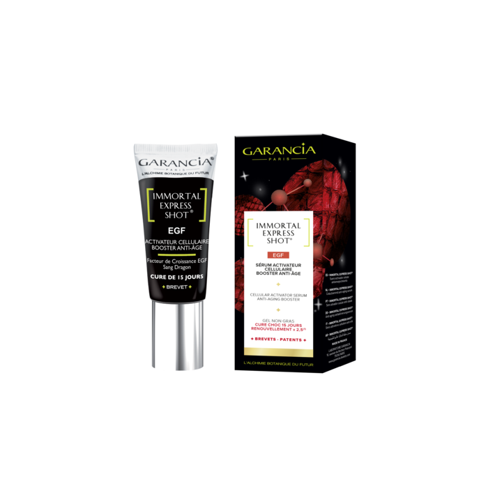 Immortal Express Shot EGF S&eacute;rum Activateur Cellulaire Booster Anti-&Acirc;ge Garancia - tube de 15 ml