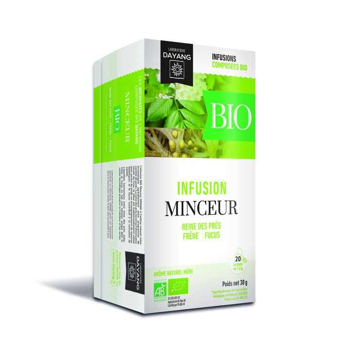 Infusion BIO minceur ar&ocirc;me m&ucirc;re Dayang - bo&icirc;te de 20 sachets