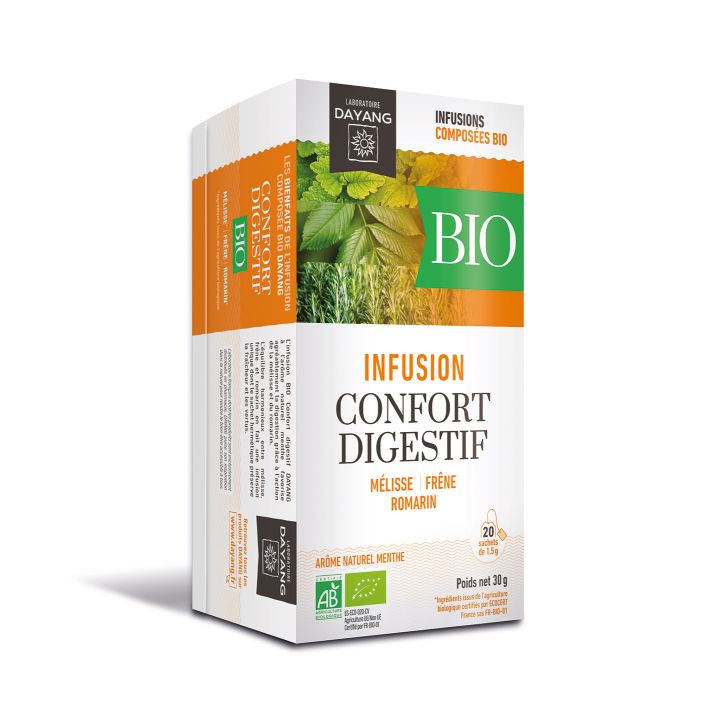 Infusion Bio confort digestif Dayang - bo&icirc;te de 20 sachets