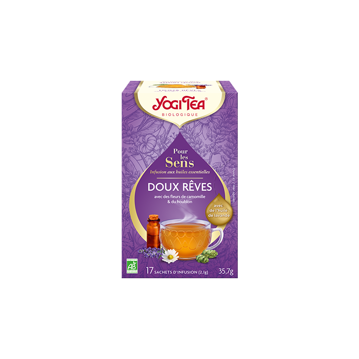 Infusion Doux R&ecirc;ves Yogi Tea - boite de 17 sachets