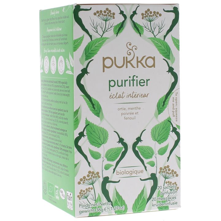 Infusion Purifier &eacute;clat int&eacute;rieur bio Pukka - boite de 20 sachets