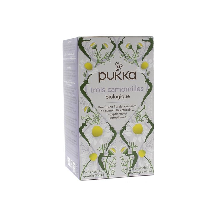 Infusion Trois camomilles bio Pukka - bo&icirc;te de 20 sachets