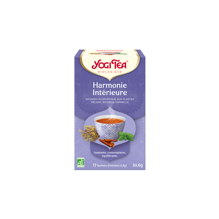 Infusion ayurv&eacute;dique Harmonie Int&eacute;rieure Yogi Tea - boite de 17 sachets