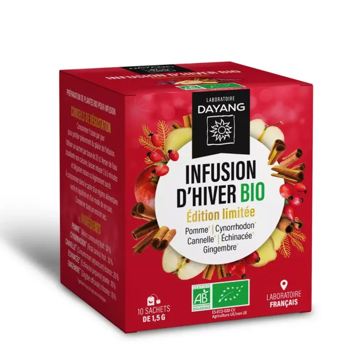 Infusion d'hiver bio &eacute;dition limit&eacute;e Dayang - boite de 10 sachets