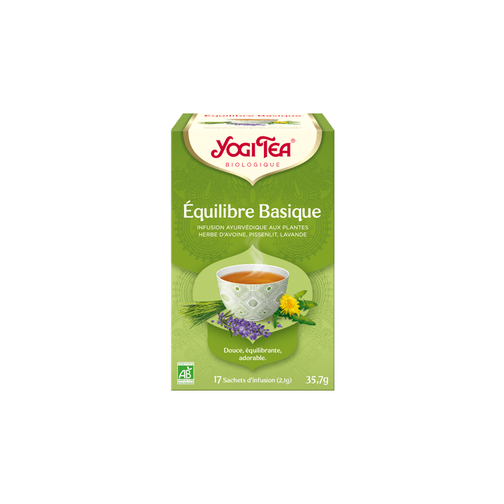 Infusion &Eacute;quilibre Basique Yogi Tea - boite de 17 sachets