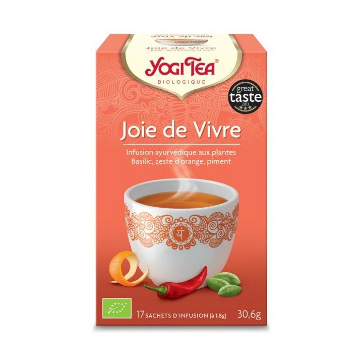 Joie de vivre BIO Yogi Tea - boite de 17 sachets 