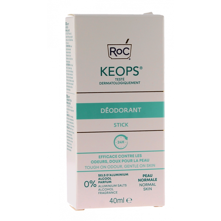 Keops d&eacute;odorant stick 24h Roc - stick de 40ml