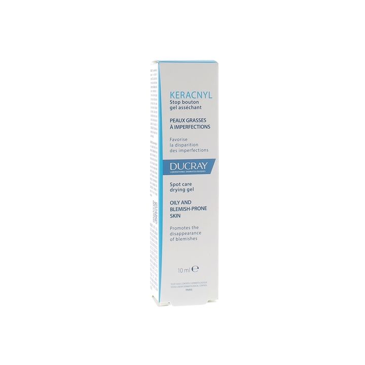 Keracnyl Stop Bouton Gel ass&eacute;chant Ducray - tube de 10 ml