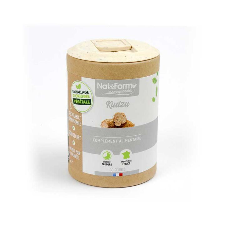 Kudzu Ecoresponsable Nat&Form - boite de 60 g&eacute;lules