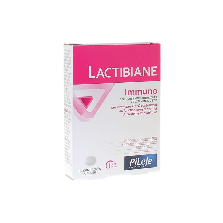 Lactibiane immuno Pileje - boite de 30 comprim&eacute;s &agrave; sucer