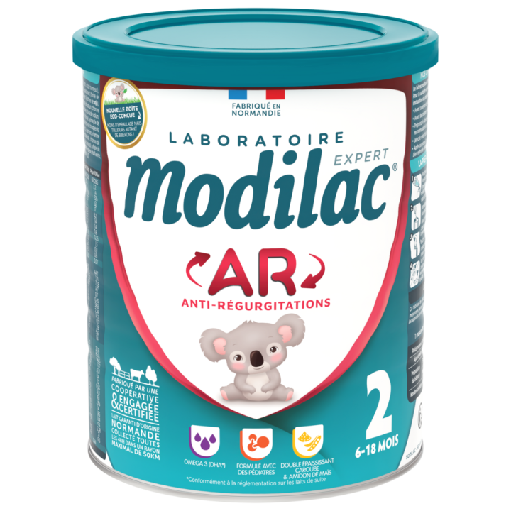 Lait Expert AR lait 2&egrave;me &acirc;ge Modilac - pot de 800 g