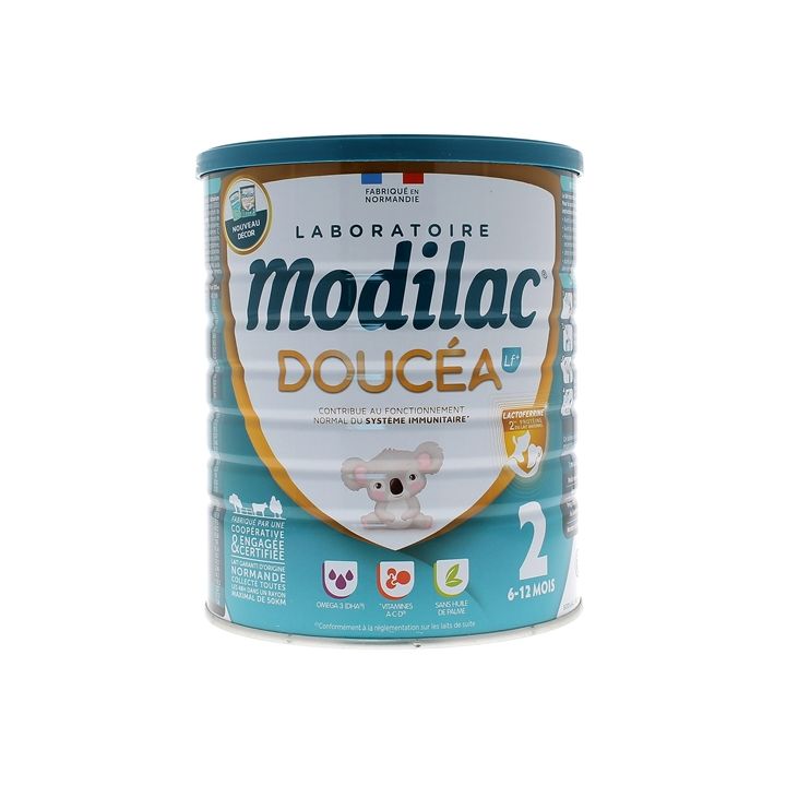 Lait 2&egrave;me &acirc;ge Expert Douc&eacute;a Modilac - pot de 820 g