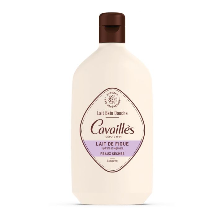 Lait bain et douche surgras actif hydratant lait de figue Rog&eacute; Cavaill&egrave;s - flacon de 400 ml