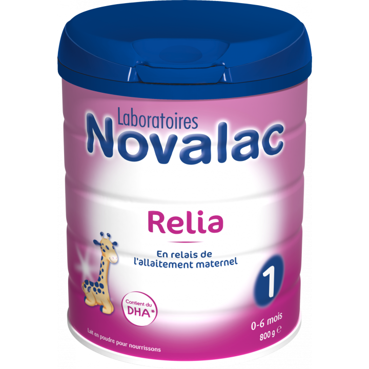 Lait en poudre Relia 1er &acirc;ge (0-6 mois) Novalac - pot de 800g