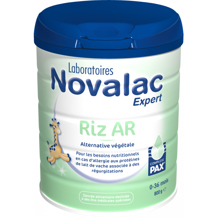 Lait en poudre Novalac riz AR 0-36 mois - boite de 800 g