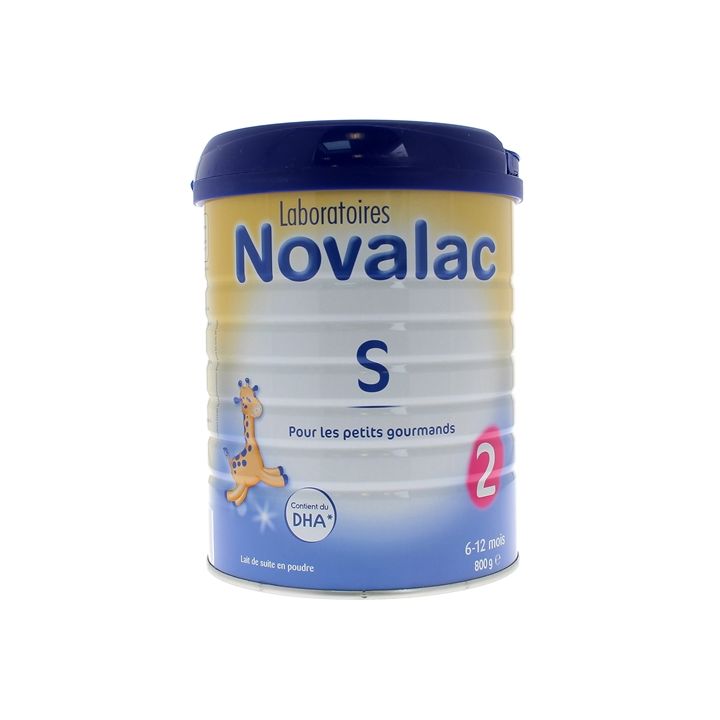 Lait en poudre pour les petits gourmands 6 &agrave; 12 mois Novalac S - pot de 800 g