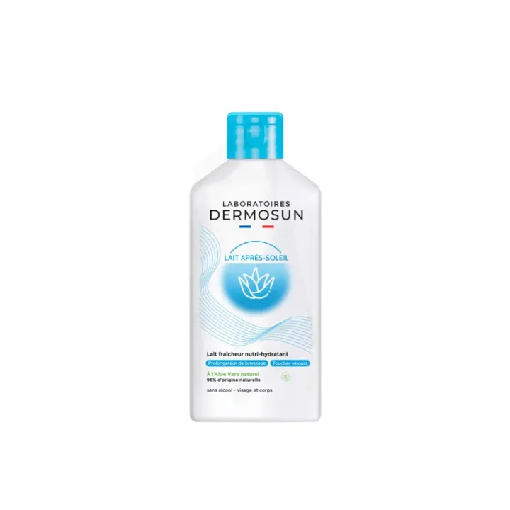 Lait fra&icirc;cheur apr&egrave;s-soleil nutri-hydratant Dermosun - flacon de 200ml