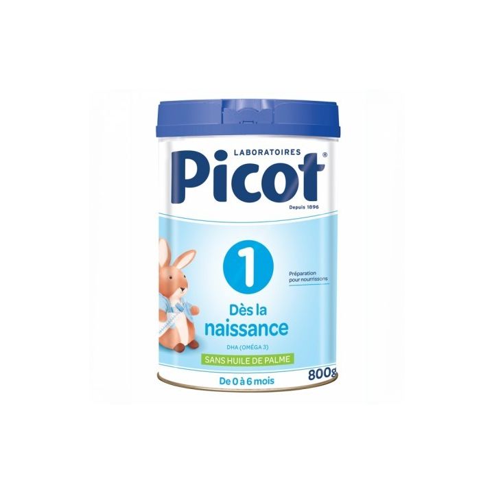 Lait poudre 1er &acirc;ge standard Picot - boite de 800g