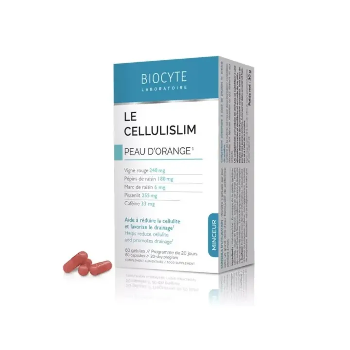 Le cellulislim Biocyte - boite de 60 g&eacute;lules
