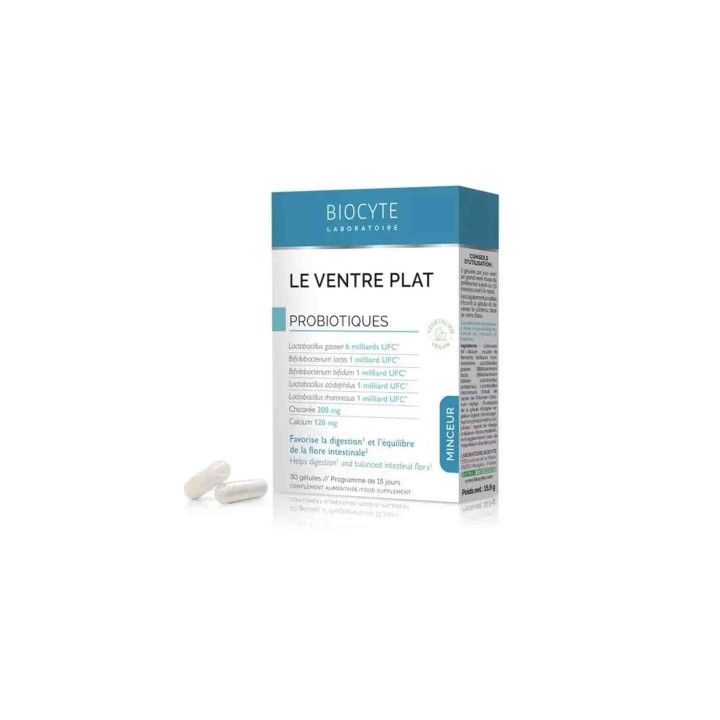 Le ventre plat Biocyte - boite de 30 g&eacute;lules