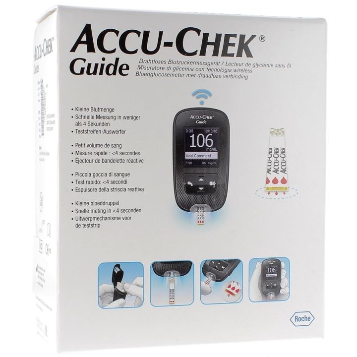 Lecteur de glyc&eacute;mie Accu-Chek Guide - un lecteur
