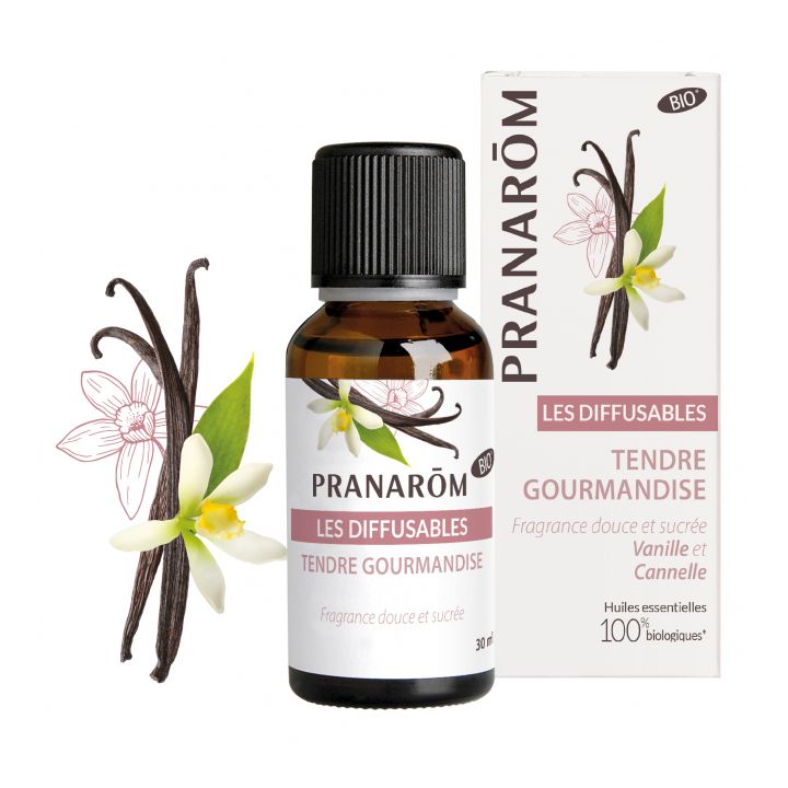 Les Diffusables Tendre gourmandise bio Pranar&ocirc;m - flacon de 30ml