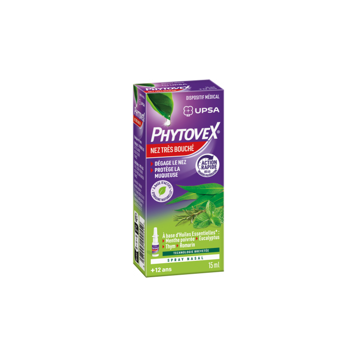 Phytovex nez tr&egrave;s bouch&eacute; Upsa - Spray de 15 ml