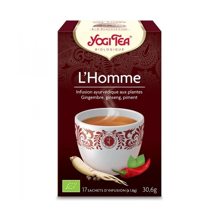 L'homme BIO Yogi Tea - boite de 17 sachets 