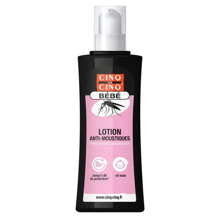 Lotion anti-moustiques b&eacute;b&eacute; Cinq sur Cinq - spray de 100ml