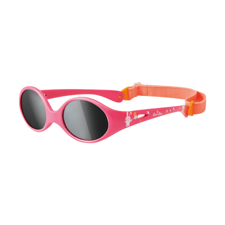 Lunettes solaires cat&eacute;gorie 4 1-3 ans rose Luc et L&eacute;a - une paire de lunettes