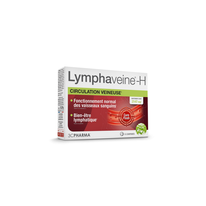 Lymphaveine-H circulation 3C Pharma - bo&icirc;te de 15 comprim&eacute;s
