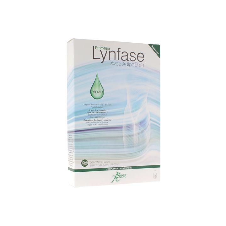 Lynfase Fitomagra avec Adipodren Aboca - bo&icirc;te de 12 unidoses de 15 g