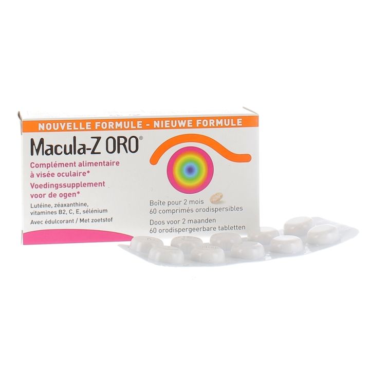 Macula Z ORO Horus Pharma - bo&icirc;te de 60 comprim&eacute;s orodispersibles