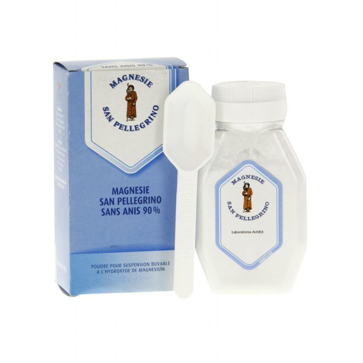 Magn&eacute;sie San Pellegrino sans anis 90% poudre pour suspension buvable - flacon de 90 g