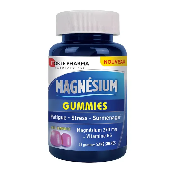 Magn&eacute;sium gummies Fort&eacute; Pharma - pot de 45 gommes