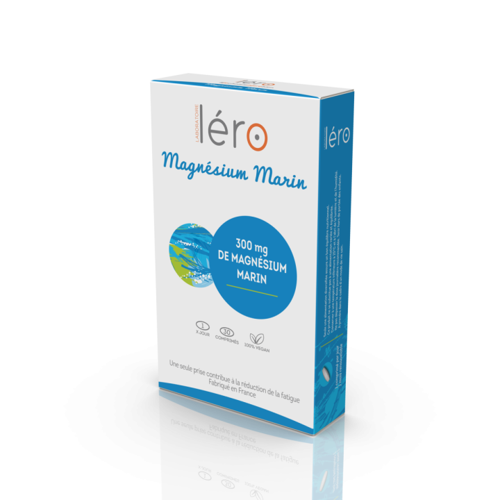 Magn&eacute;sium marin L&eacute;ro - bo&icirc;te de 30 comprim&eacute;s