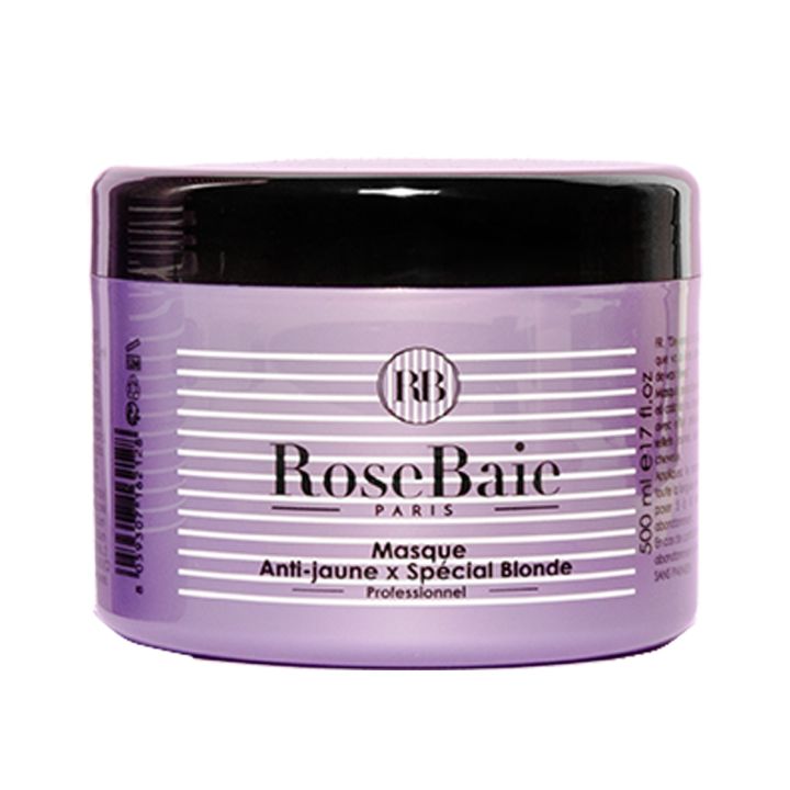 Masque anti-jaune et sp&eacute;cial blonde RoseBaie - pot de 500ml