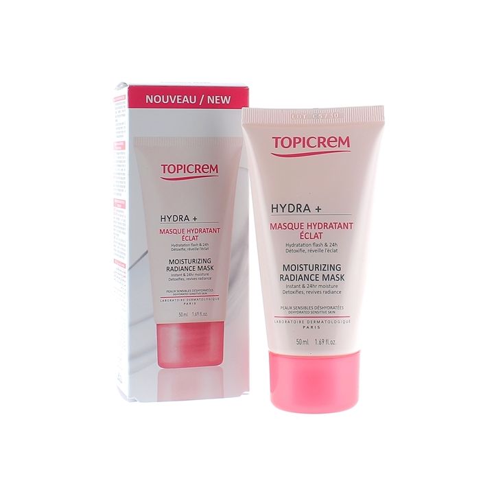 HYDRA+ Masque hydratant &eacute;clat Topicrem - tube de 50 ml